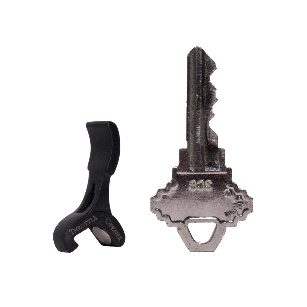 Throttle Opener magnetic bottle opener in Stealth Black