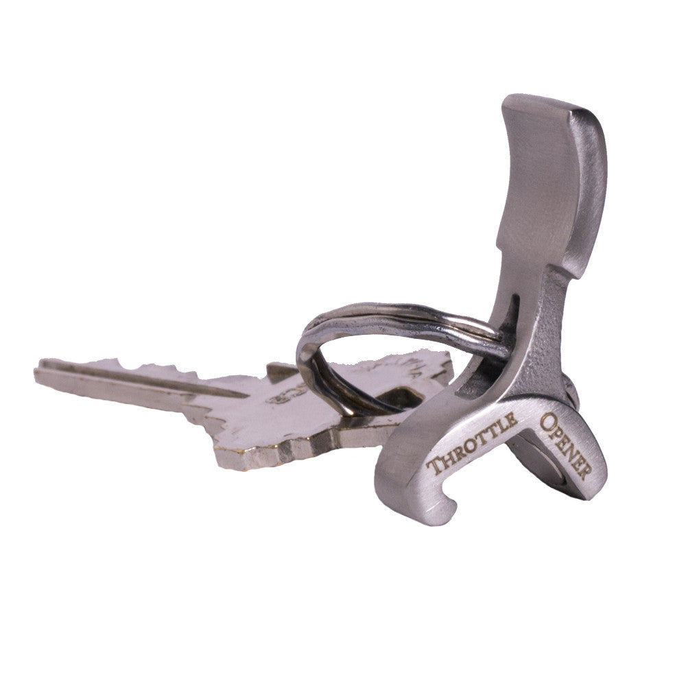 Throttle Opener magnetic bottle opener in Polished Stainless Steel