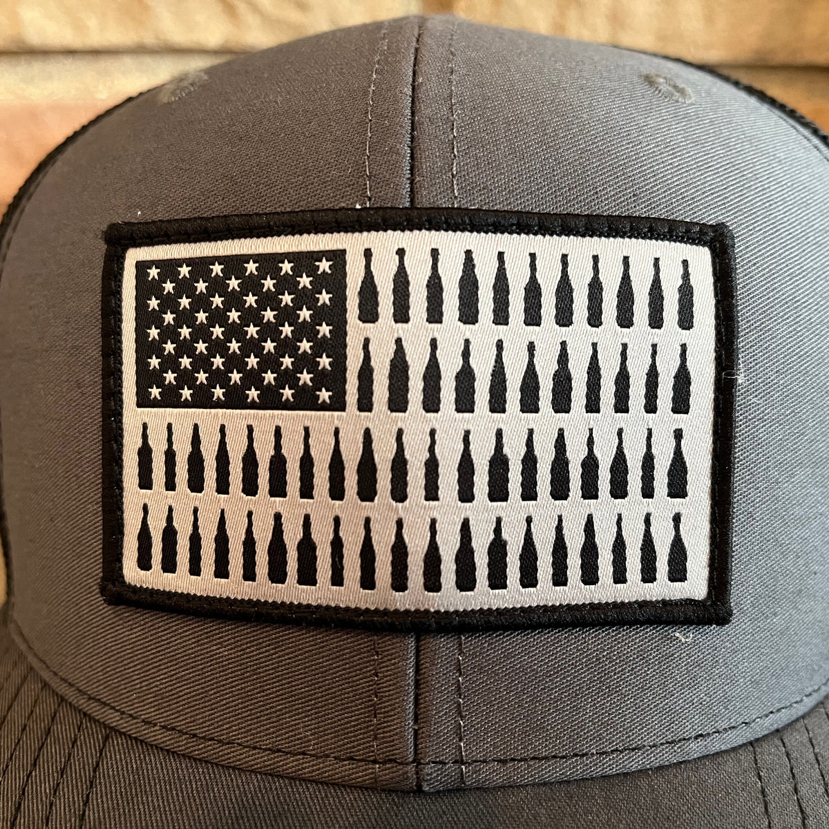 Beer-merica woven patch